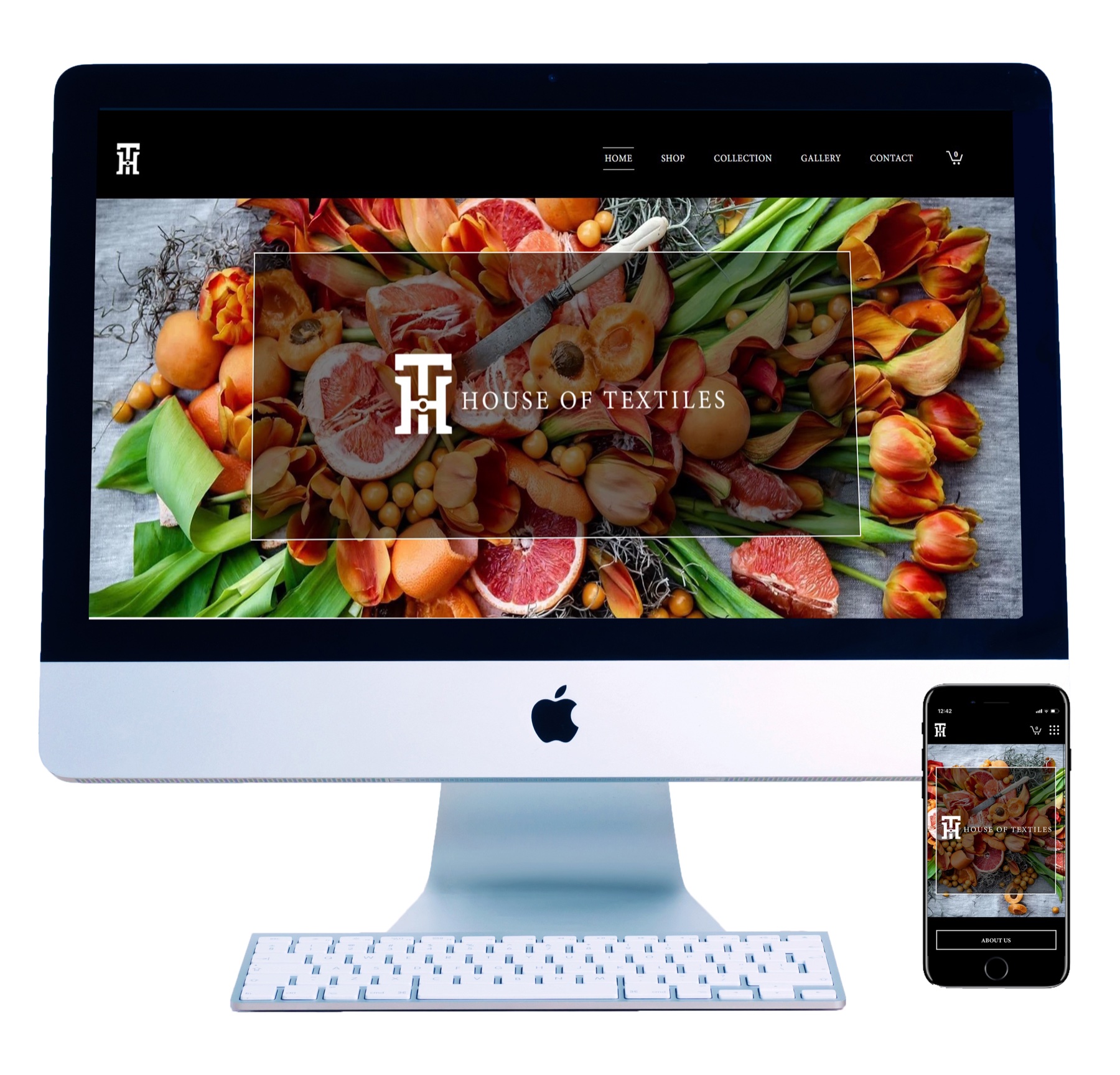 house of textiles: brand development · website · social media management · content creation